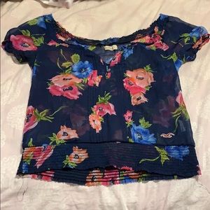 Hollister Floral top